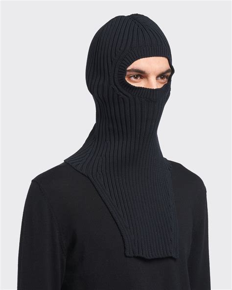 prada atemschutzmasken|Black Technical Fabric Ski Mask .